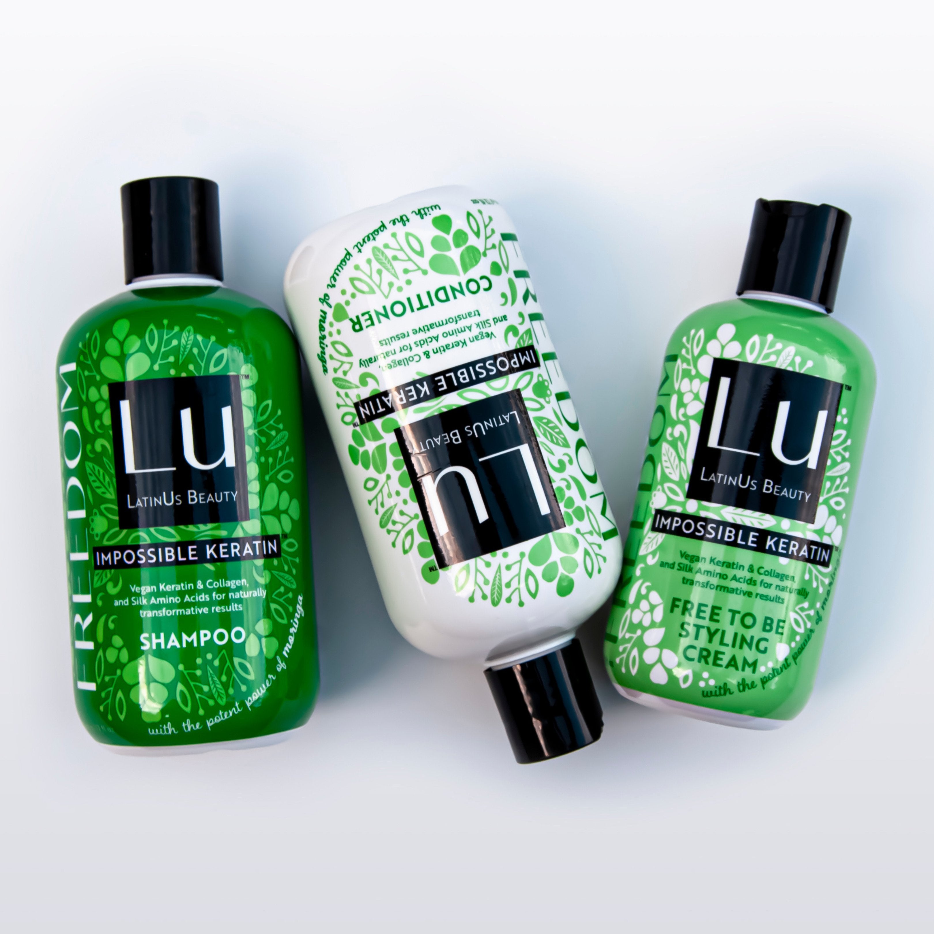 Freedom Starter Kit: Shampoo, Conditioner, and Styling Cream – LatinUs  Beauty