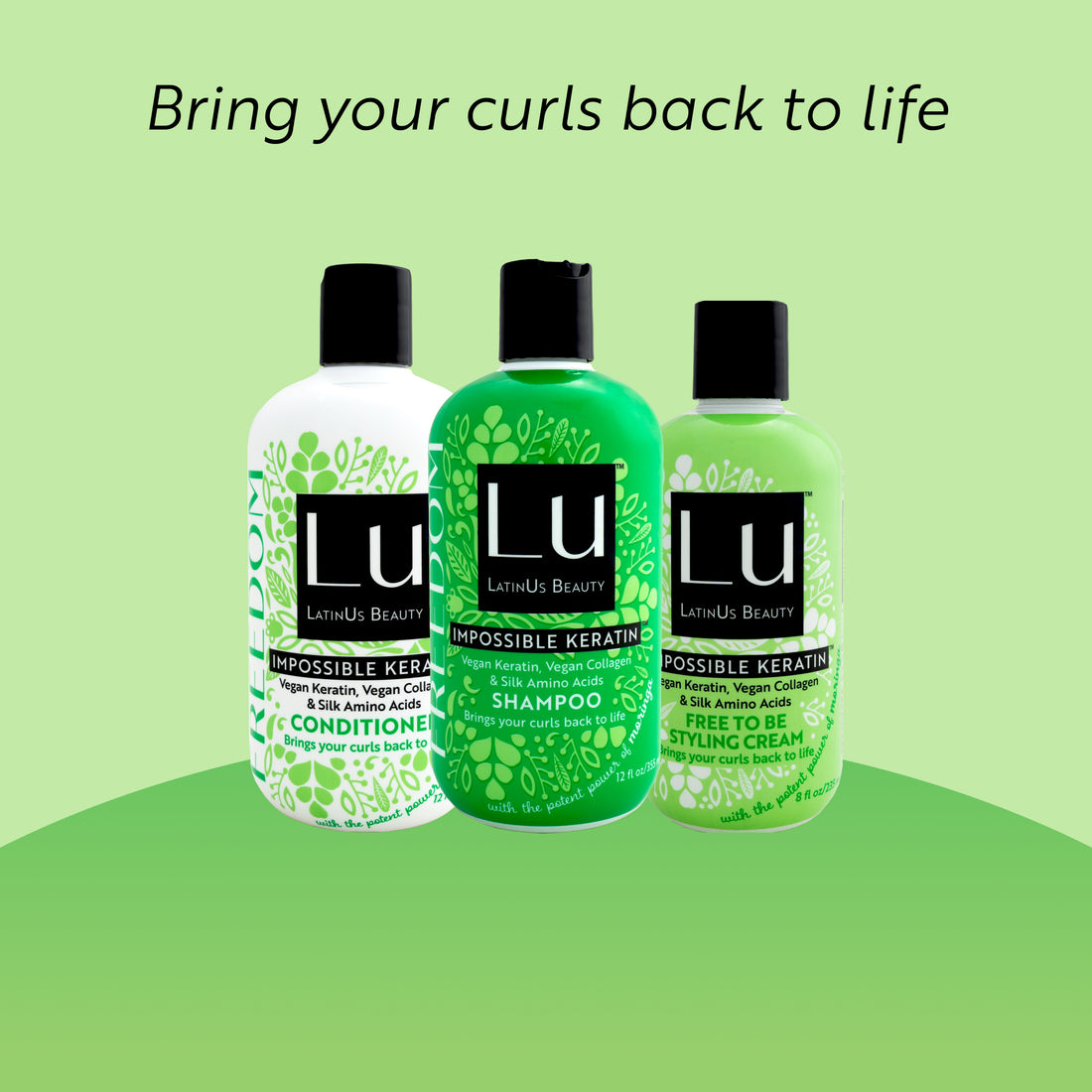 Colección Freedom, con Aceite de Semilla Moringa e IMPOSSIBLE KERATIN™