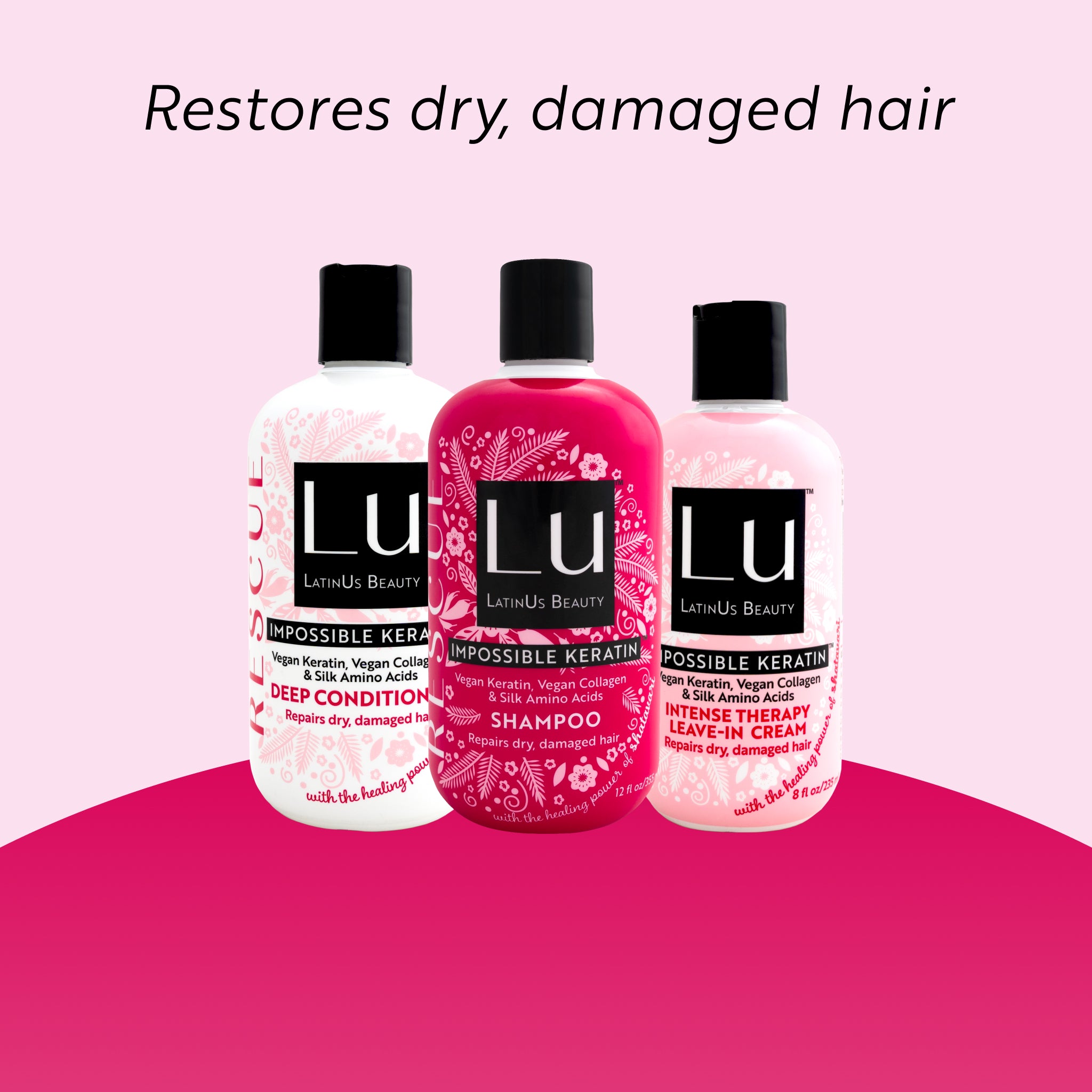Colección Rescue, con Glicerina infusionada con Shatavari e IMPOSSIBLE KERATIN™
