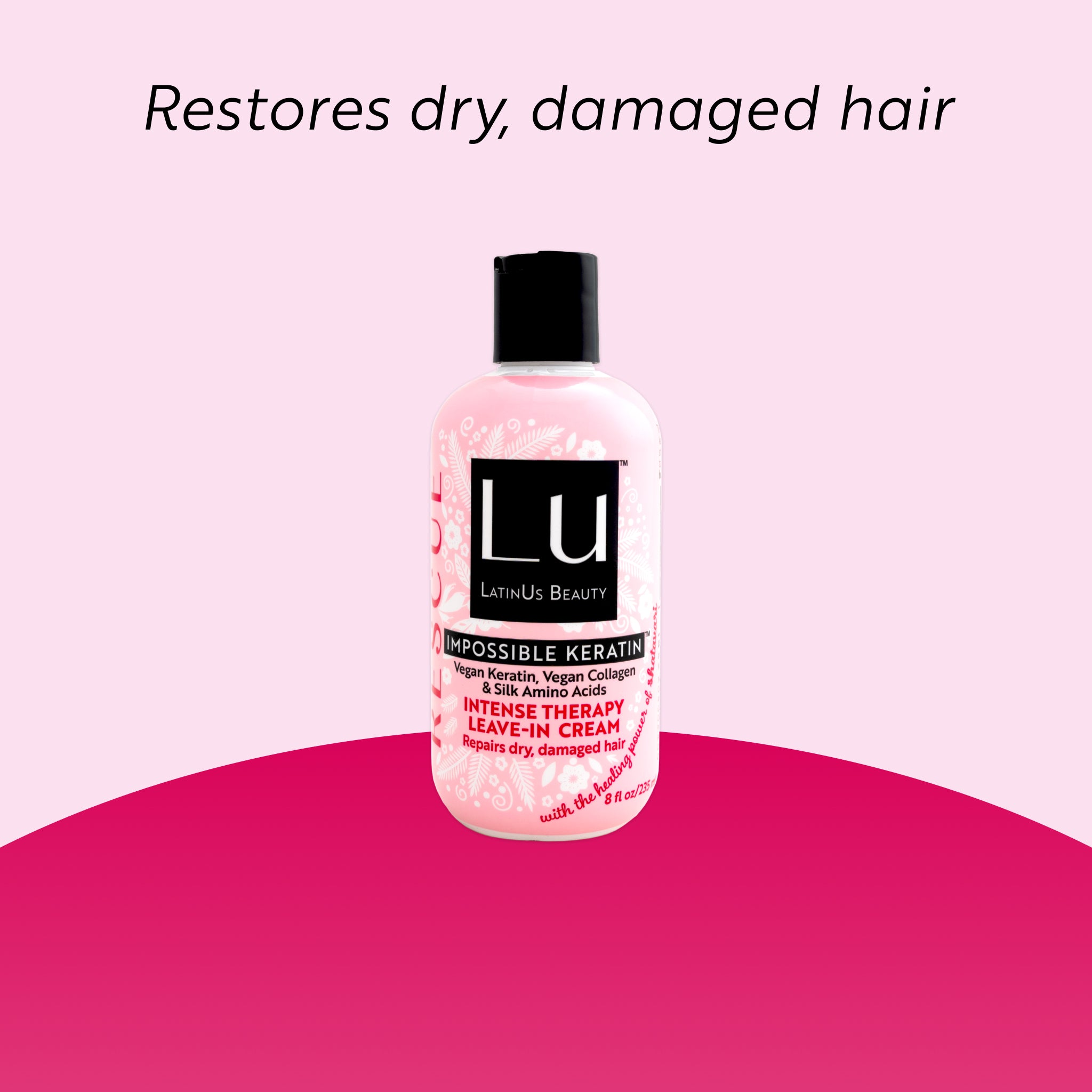 Crema para peinar Intense Therapy 8 oz, con Glicerina infusionada con Shatavari e IMPOSSIBLE KERATIN™