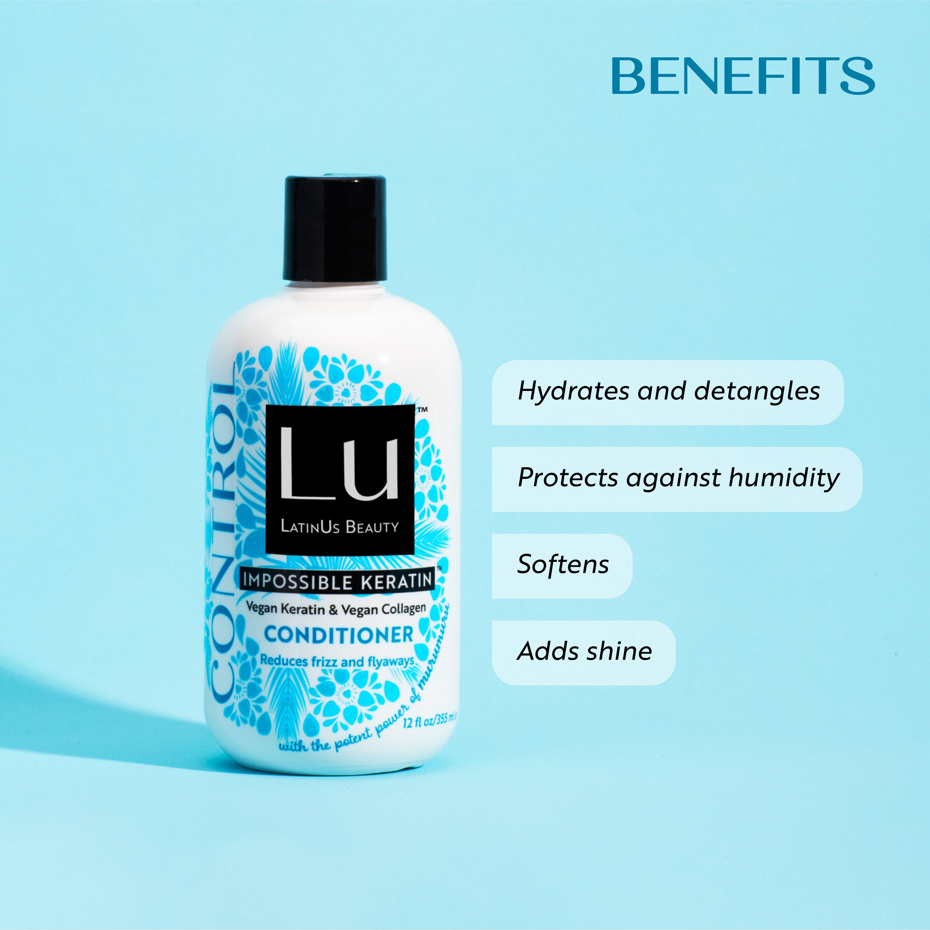 Acondicionador Control 12 oz, con Manteca de Murumuru e IMPOSSIBLE KERATIN™