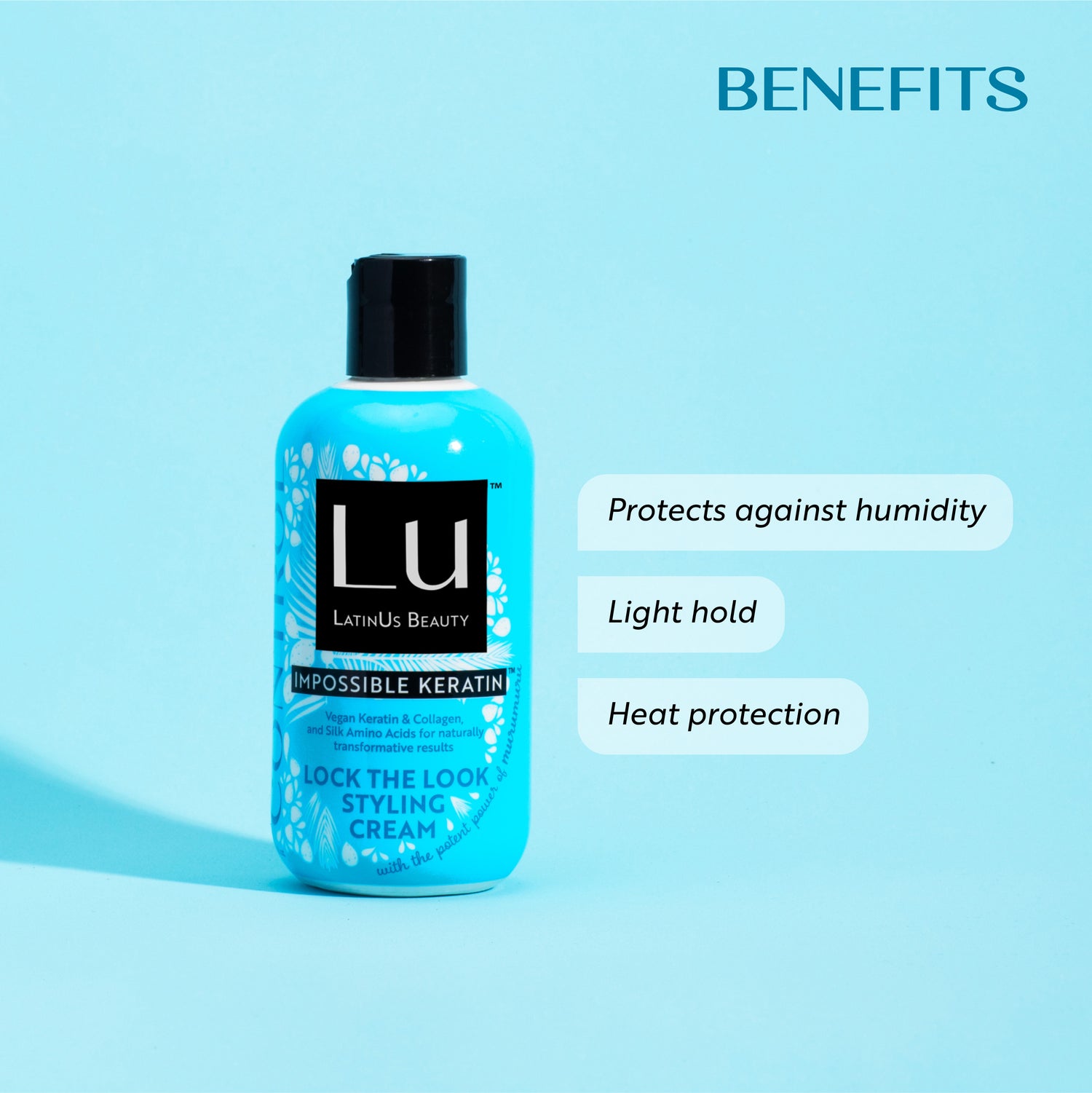 Crema para peinar Lock The Look 8 oz, con Manteca de Murumuru e IMPOSSIBLE KERATIN™