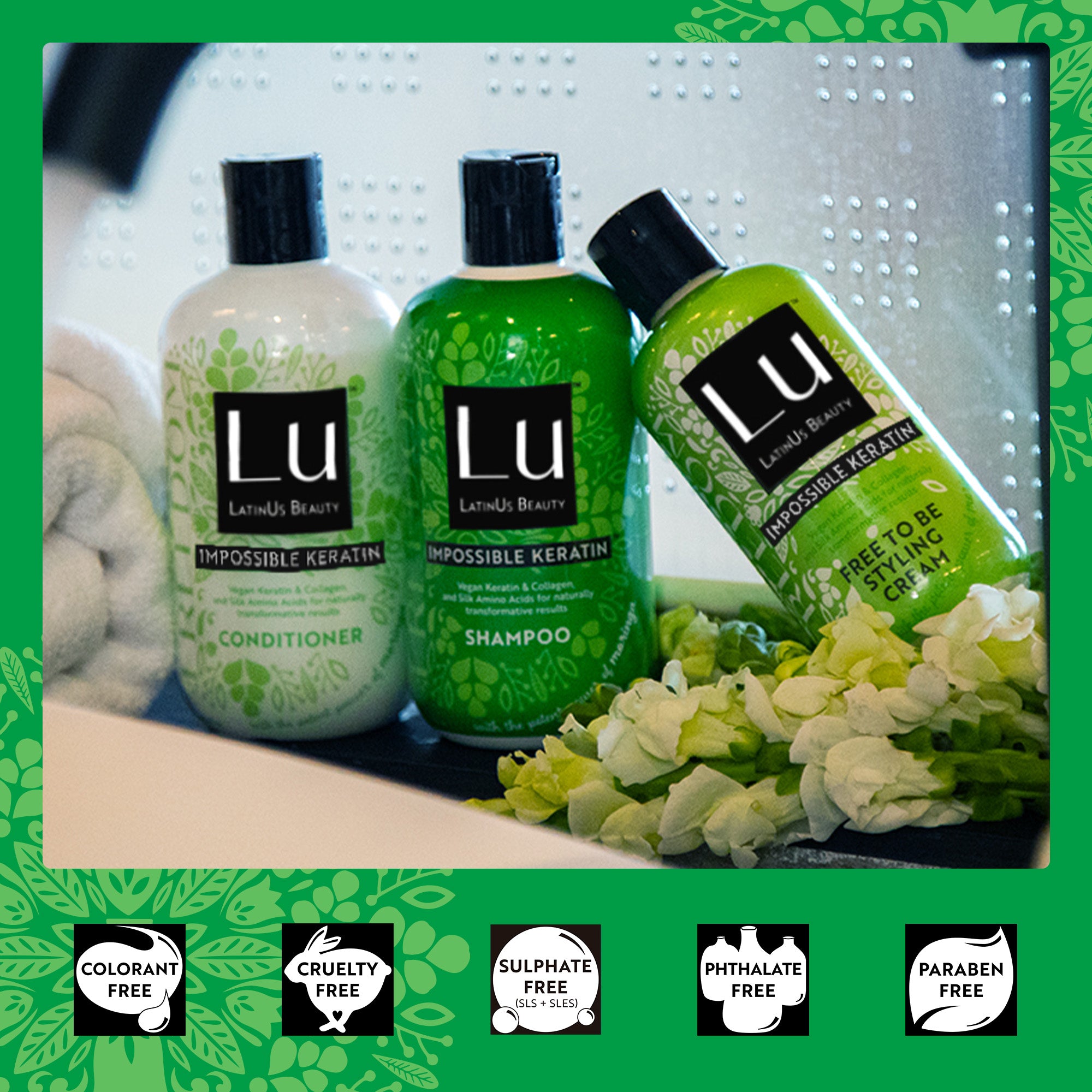Colección Freedom, con Aceite de Semilla Moringa e IMPOSSIBLE KERATIN™