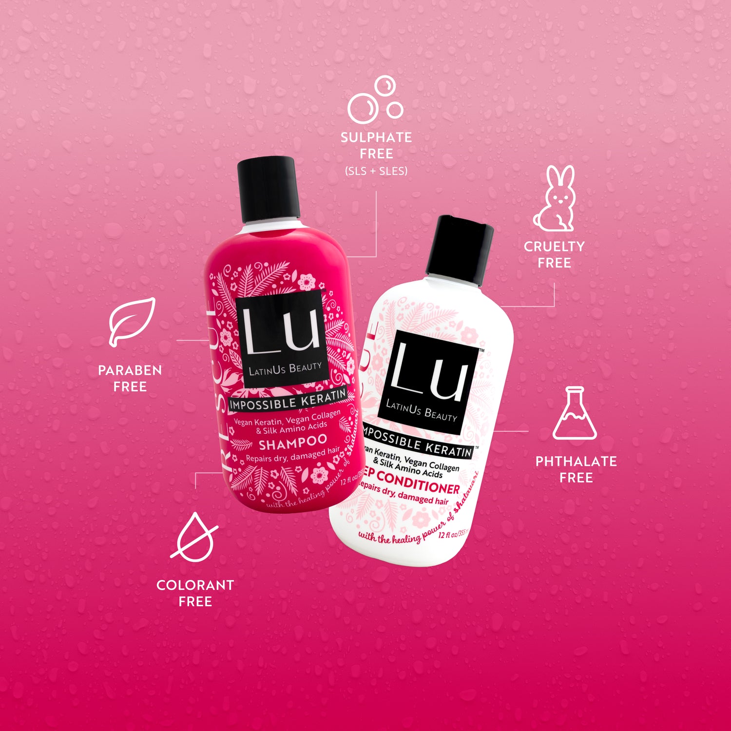 Combo Rescue, con Glicerina infusionada con Shatavari e IMPOSSIBLE KERATIN™
