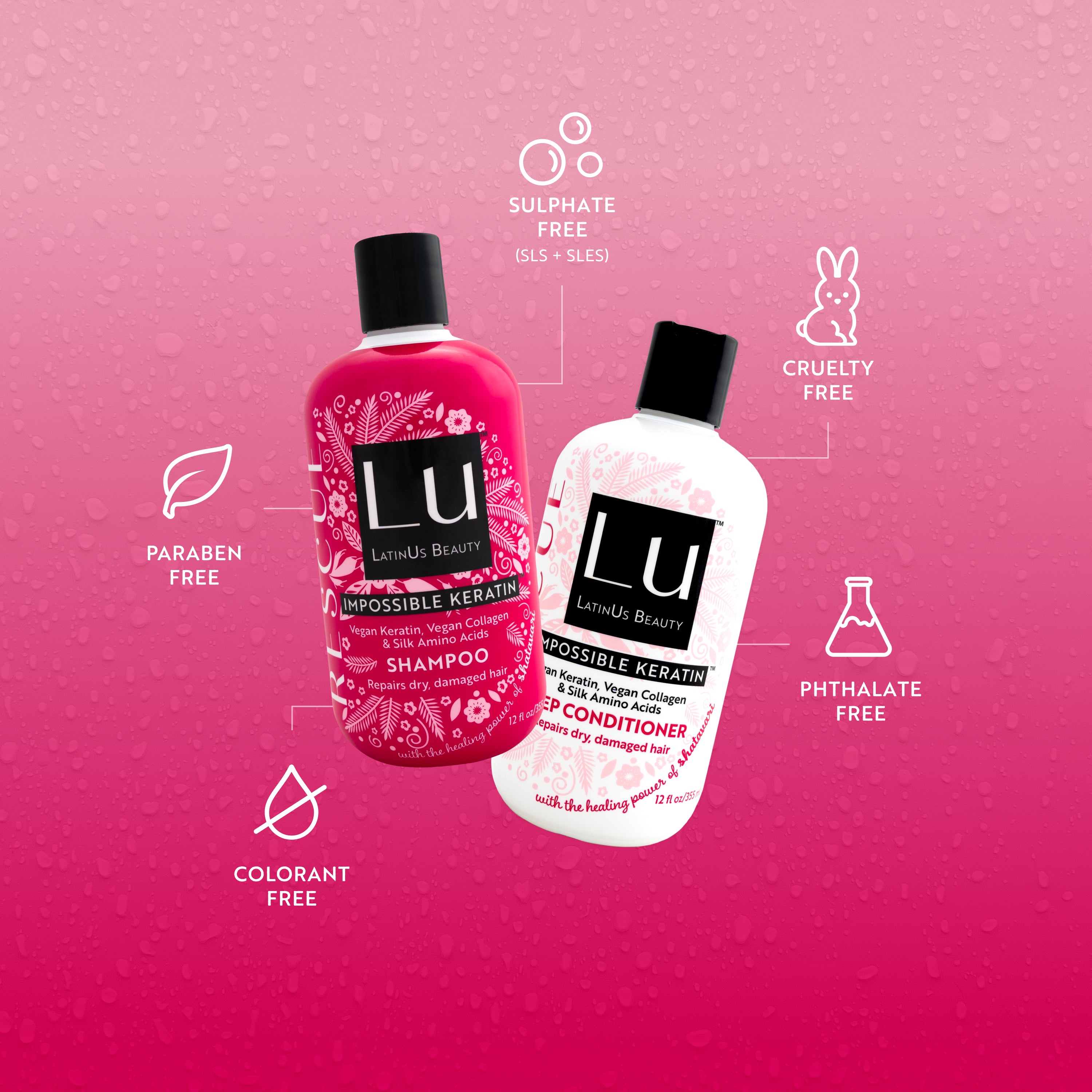 Combo Rescue, con Glicerina infusionada con Shatavari e IMPOSSIBLE KERATIN™
