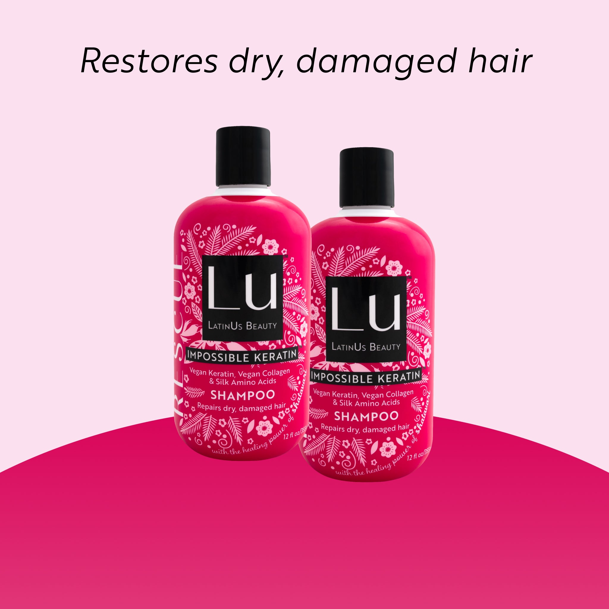 Shampoo Rescue 12 oz, con Glicerina infusionada con Shatavari e IMPOSSIBLE KERATIN™