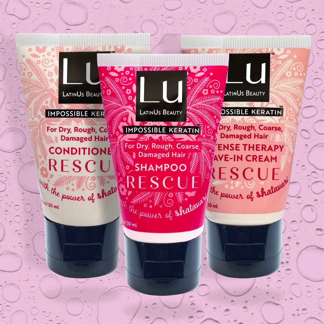 Rescue Starter Kit: Shampoo, Conditioner, and Styling Cream